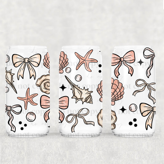Bows & Seashells 16oz Tumbler