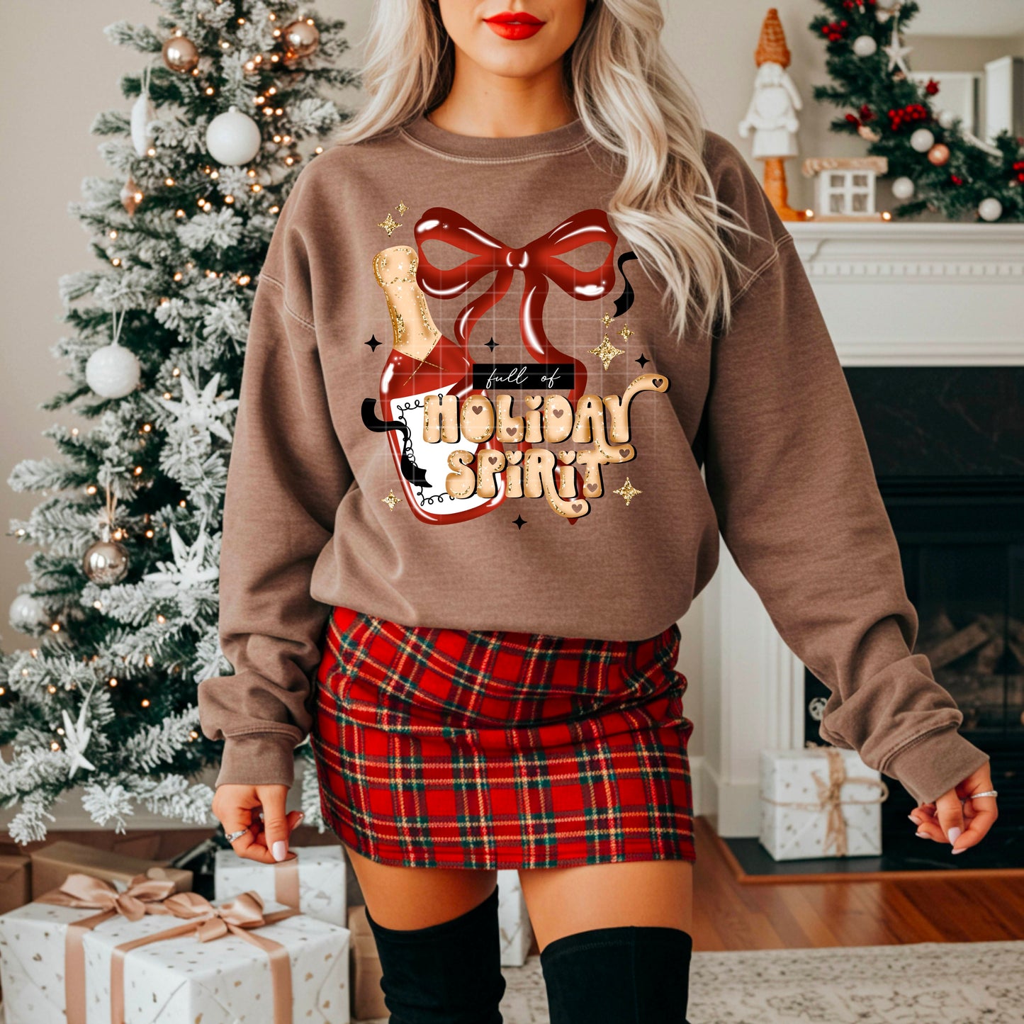 Full of Holiday Spirit (Red)