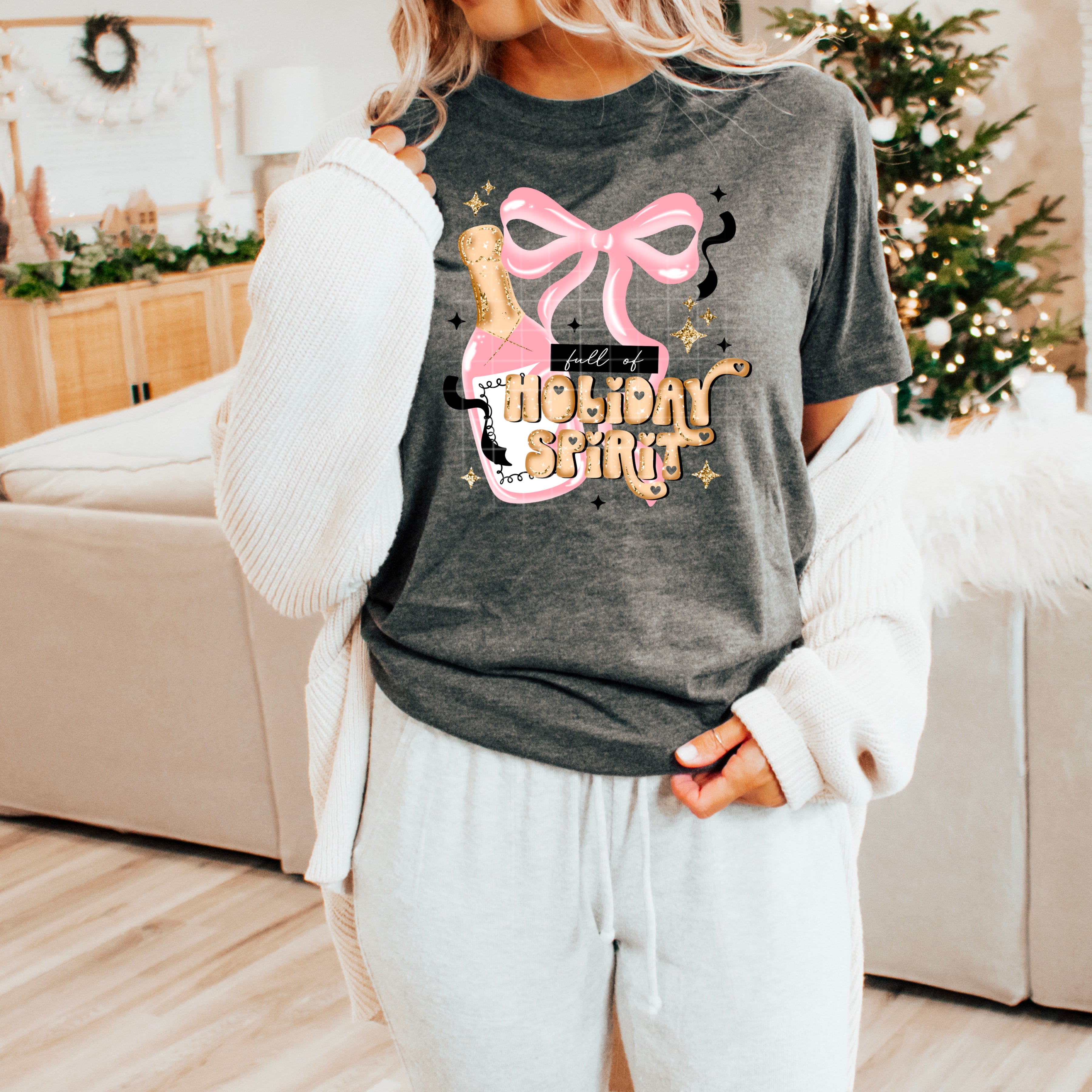 Full of Holiday Spirit (Pink)