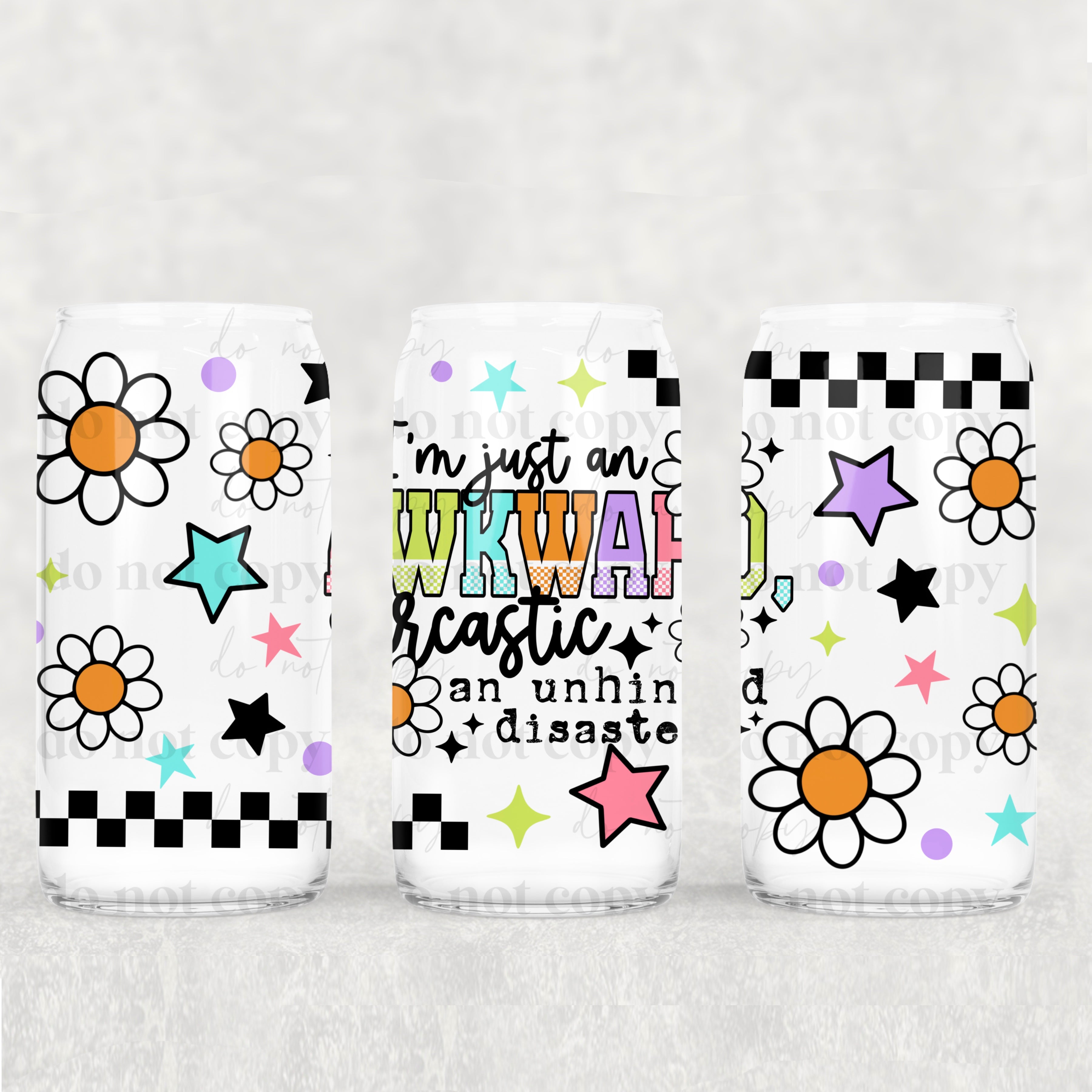 Awkward, Sarcastic, Unhinged Disaster 16oz Tumbler
