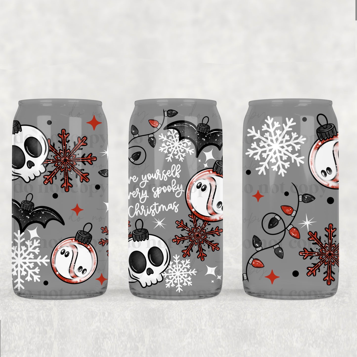 Have Yourself A Very Spooky Christmas (UVDTF ONLY) 16oz Tumbler