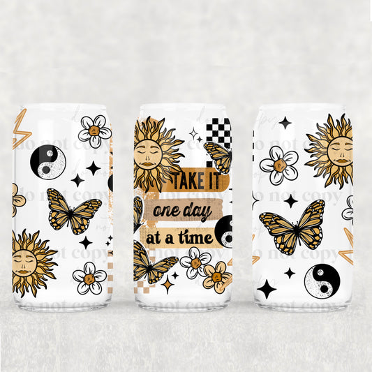 One Day At A Time 16oz Tumbler