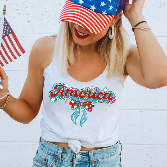 America w. Bow Hoodie