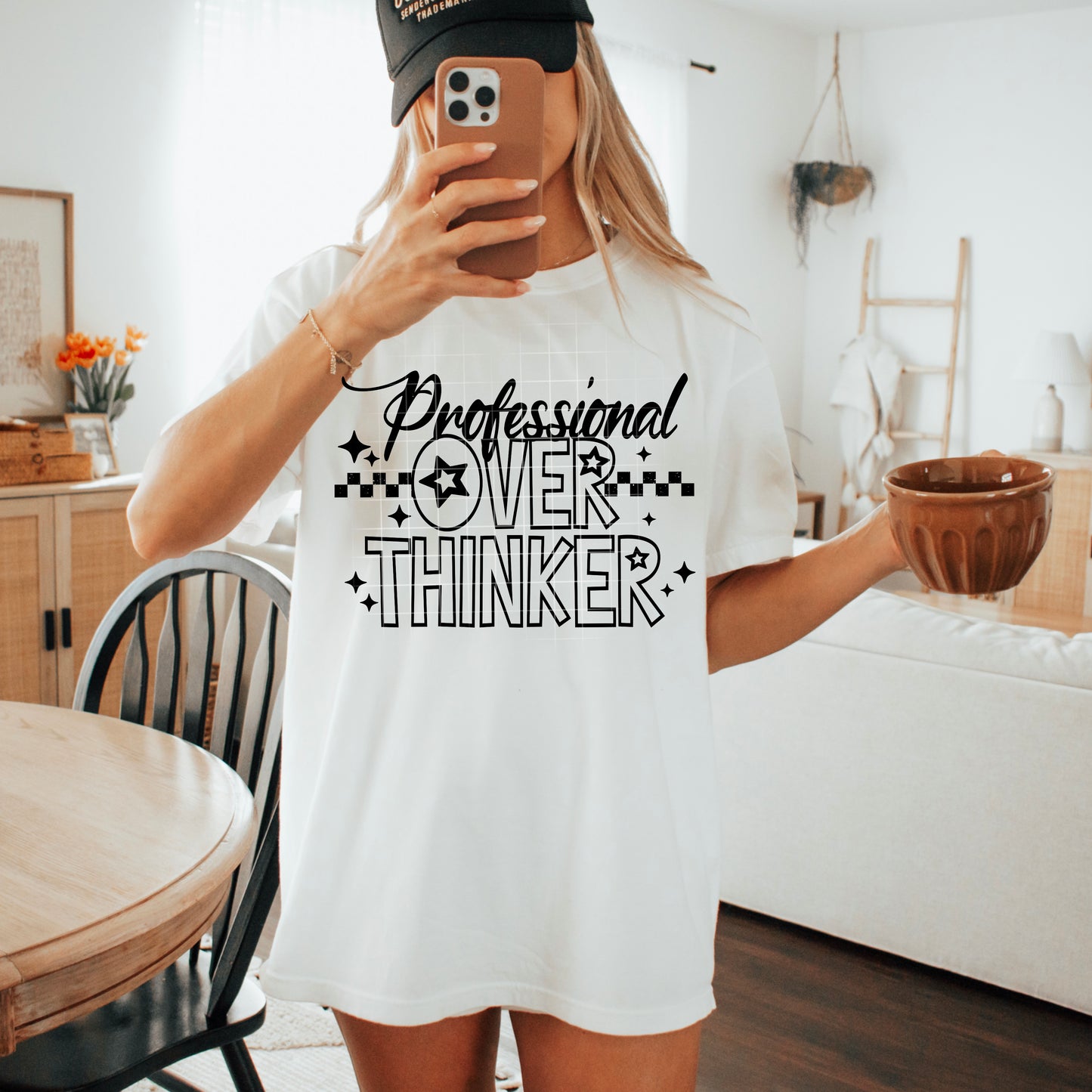 Professional Overthinker Hoodie (Black)
