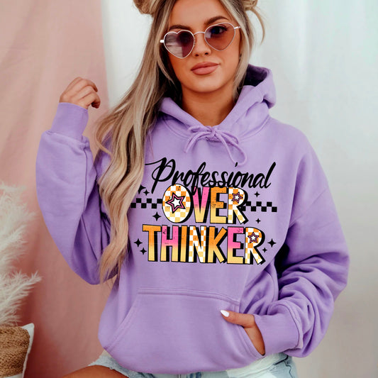 Professional Overthinker Short Sleeve T-Shirt (Black)