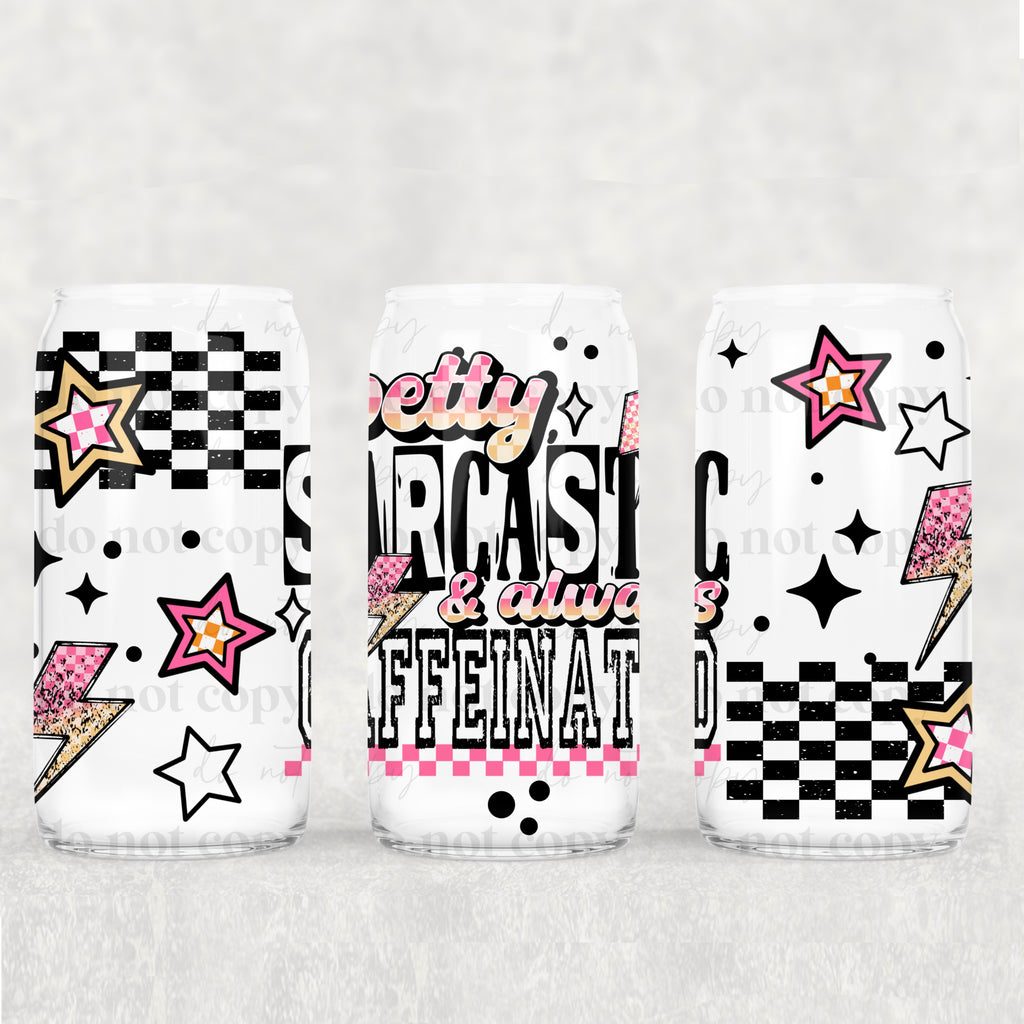 Petty, Sarcastic, & Caffeinated 16oz Tumbler