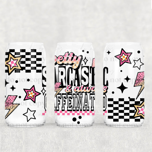 Petty, Sarcastic, & Caffeinated 16oz Tumbler