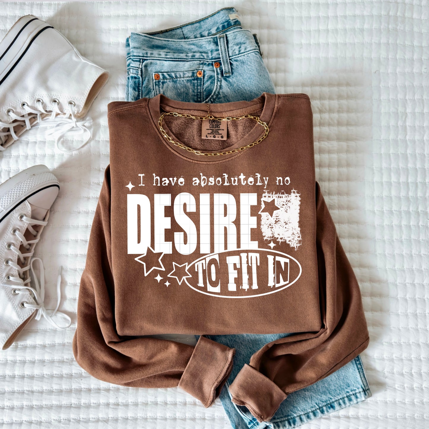 No Desire To Fit In (White)