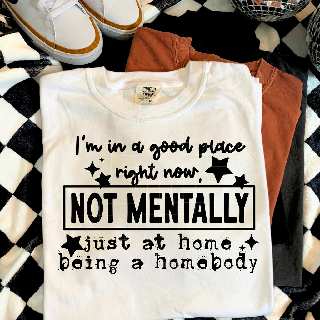 Just At Home, Being A Homebody (Black)
