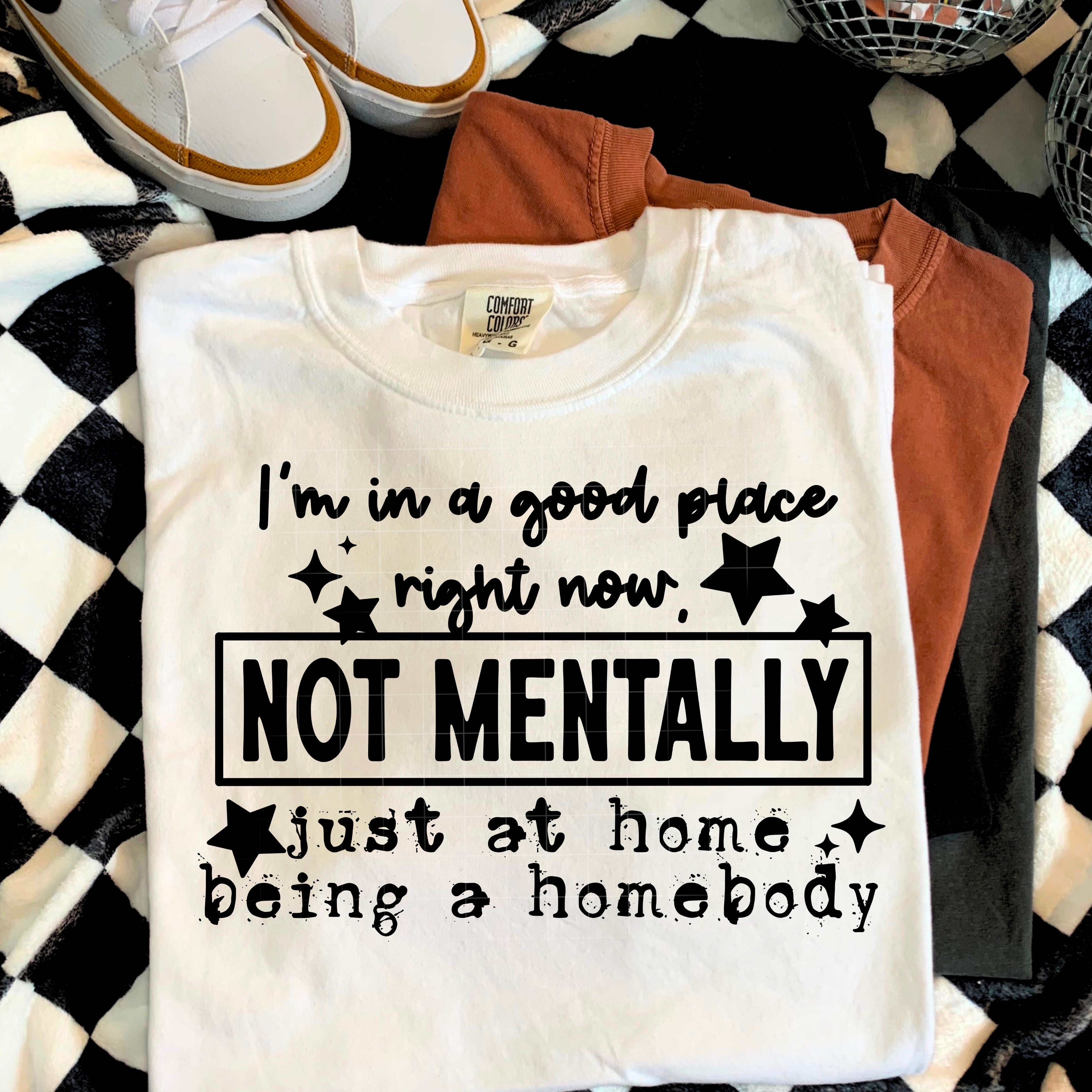 Just At Home, Being A Homebody (Black)