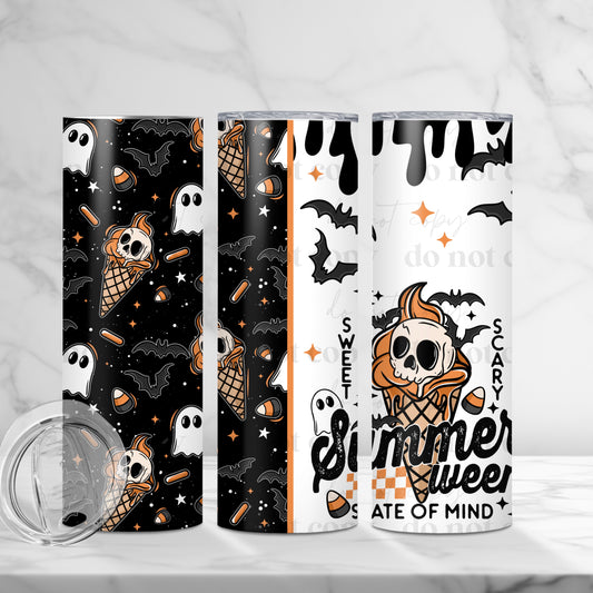 Summerween State of Mind Skinny Tumbler