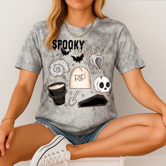 Spooky Beach Shirt, Crewneck, Hoodie