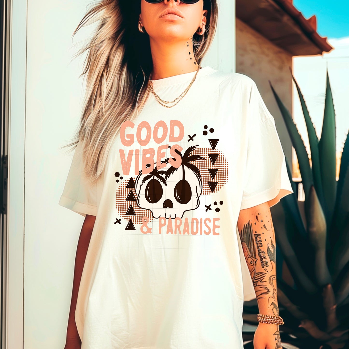 Good Vibes & Paradise Hoodie