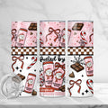 Fueled by Christmas & Energy Drinks Skinny Tumbler
