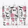 Pink Floral Ghostie 40 oz Tumbler