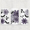 Purple Floral Bats 16oz Tumbler