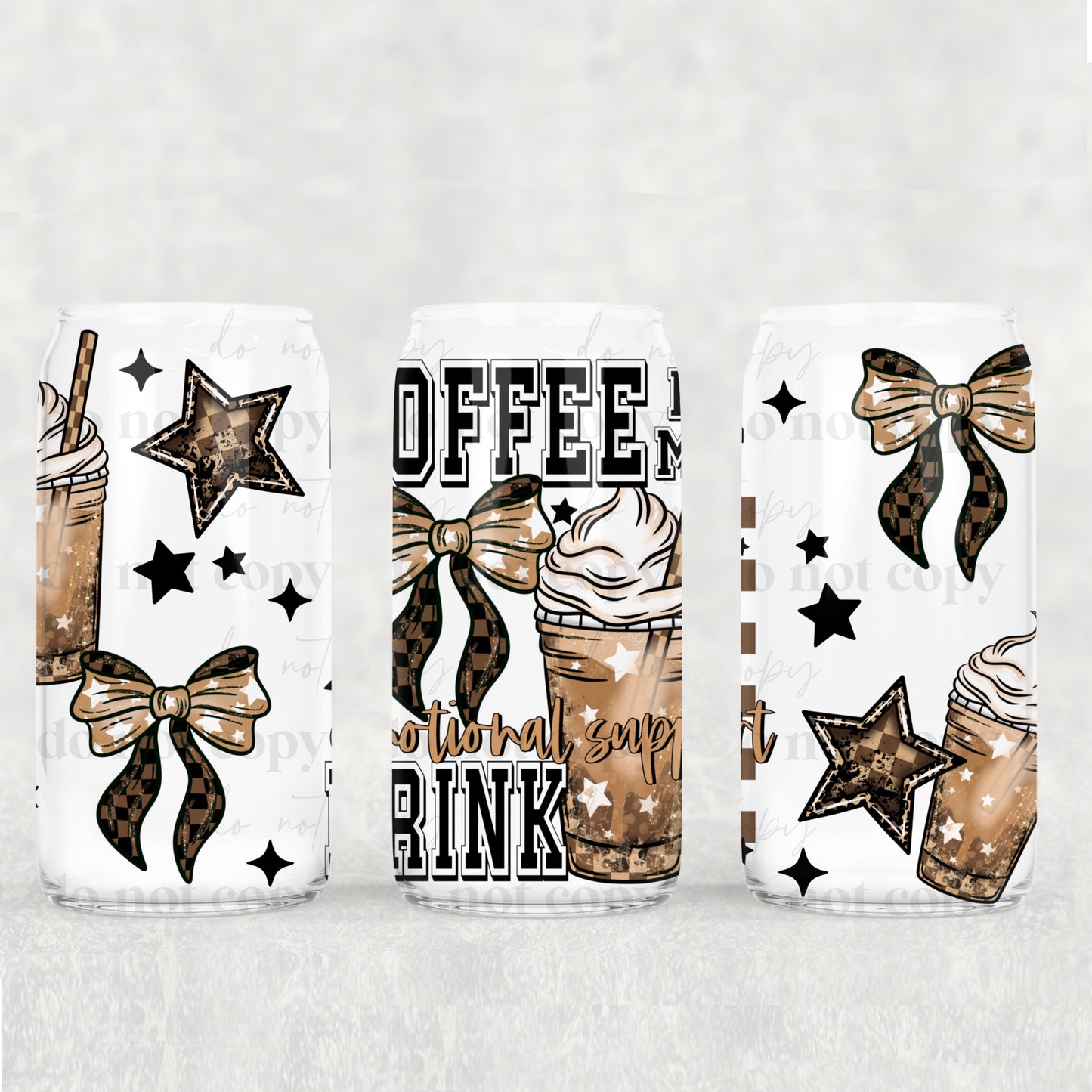 Emotional Support Coffee 16oz Tumbler