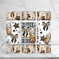 Coffee Emotional Support Drink Skinny Tumbler