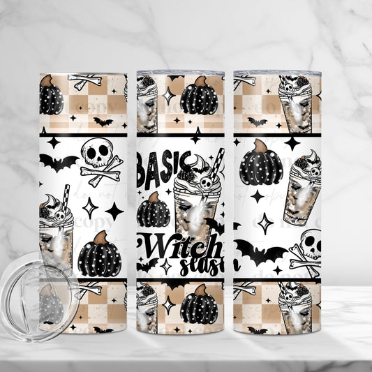 Basic Witch Season Skinny Tumbler