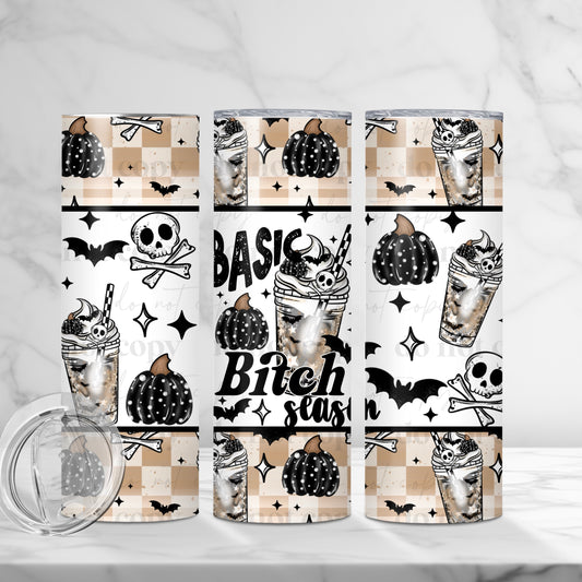 Basic Bitch Season Skinny Tumbler