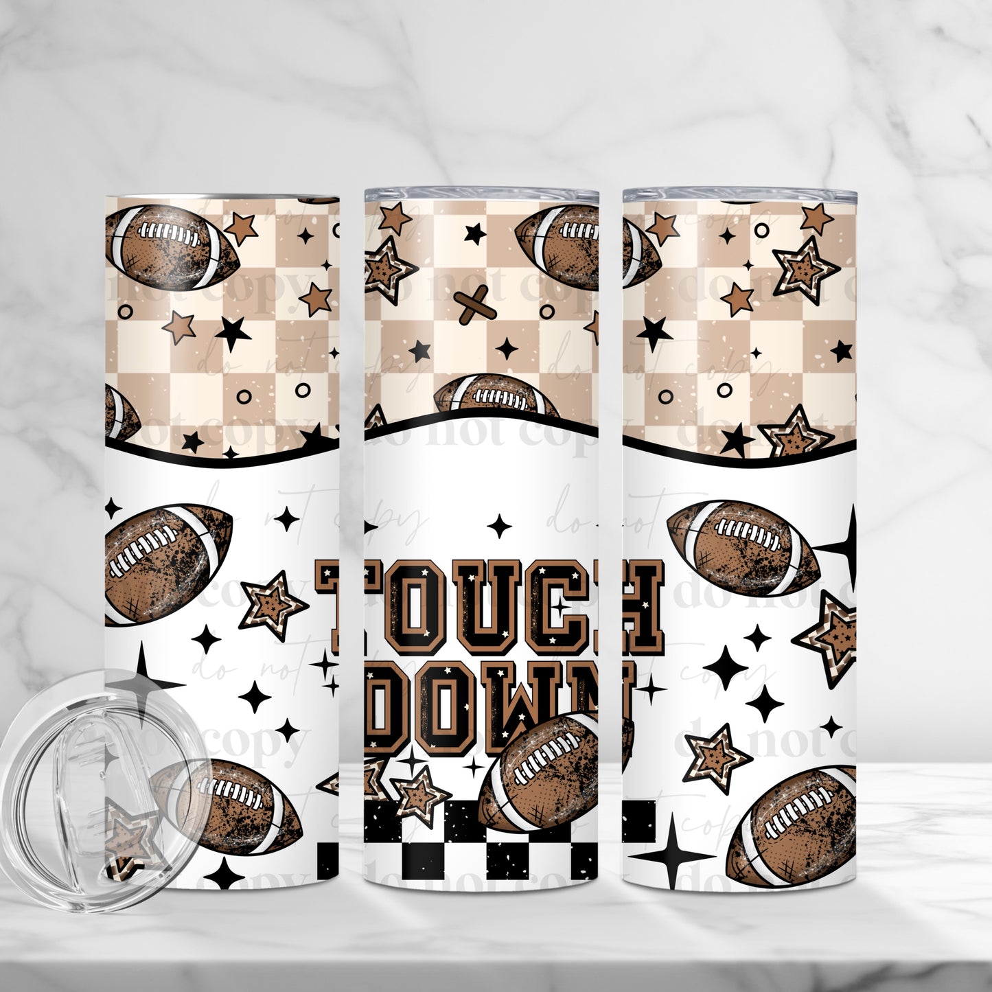 Touchdown Skinny Tumbler