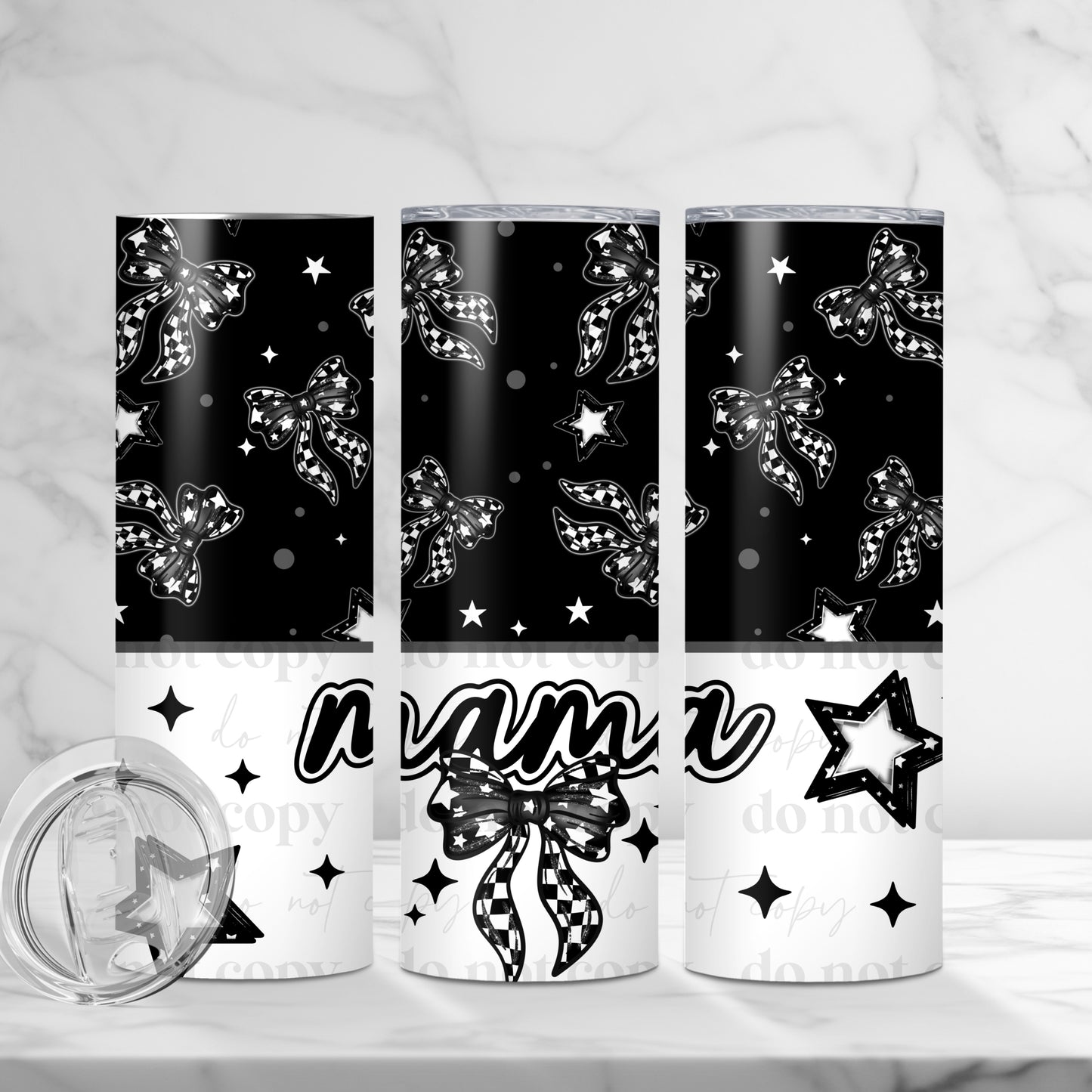 Mama Bow Skinny Tumbler