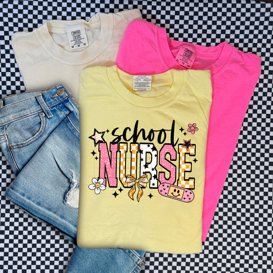 School Nurse Short Sleeve T-Shirt by