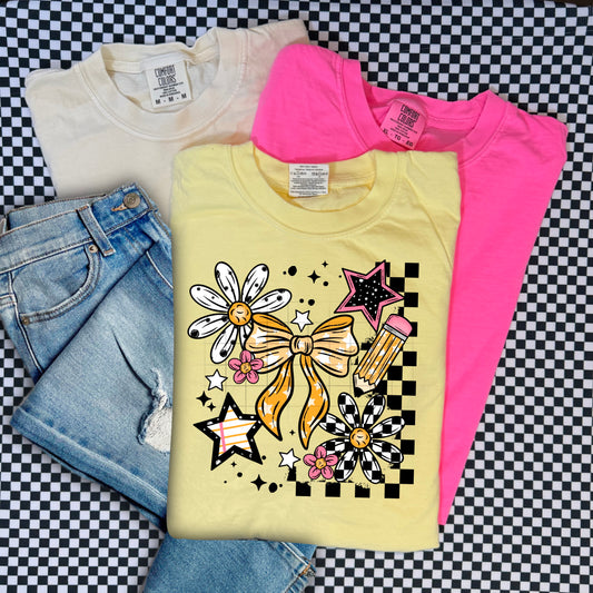 School Bow Shirt, Crewneck, Hoodie