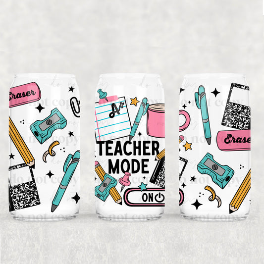 Teacher Mode 16oz Tumbler