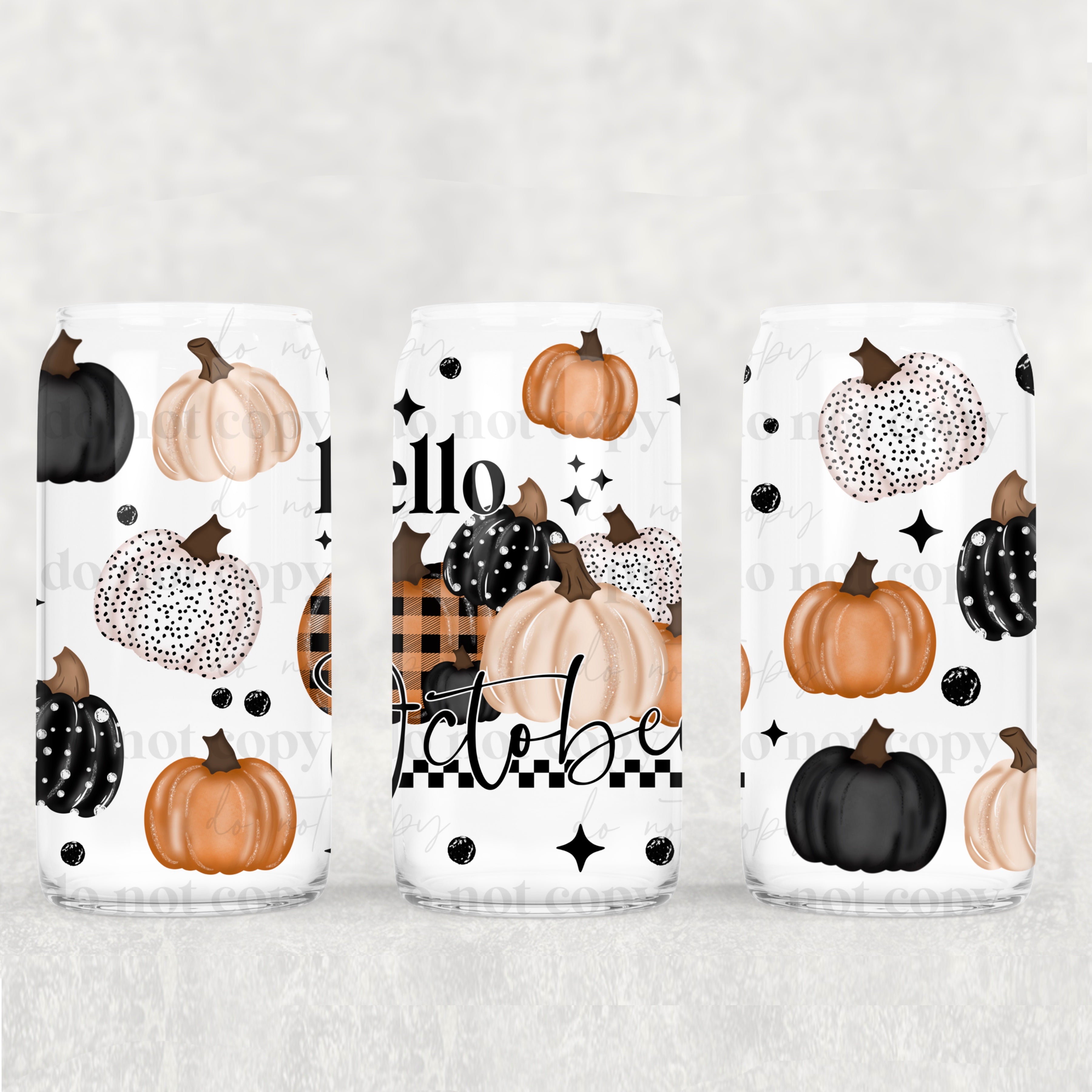 Hello October 16oz Tumbler