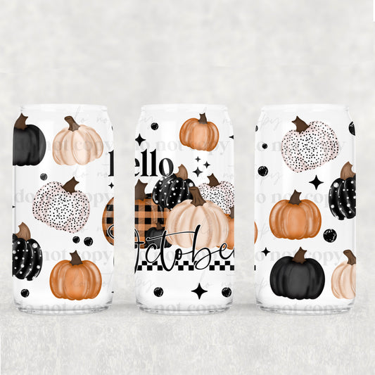 Hello October 16oz Tumbler