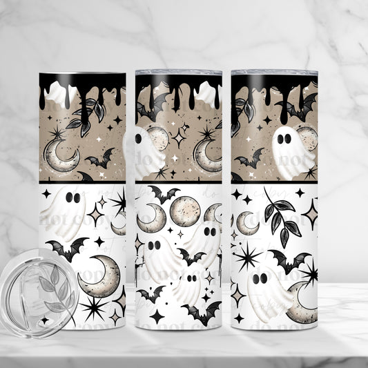 Ghost & Moons Skinny Tumbler