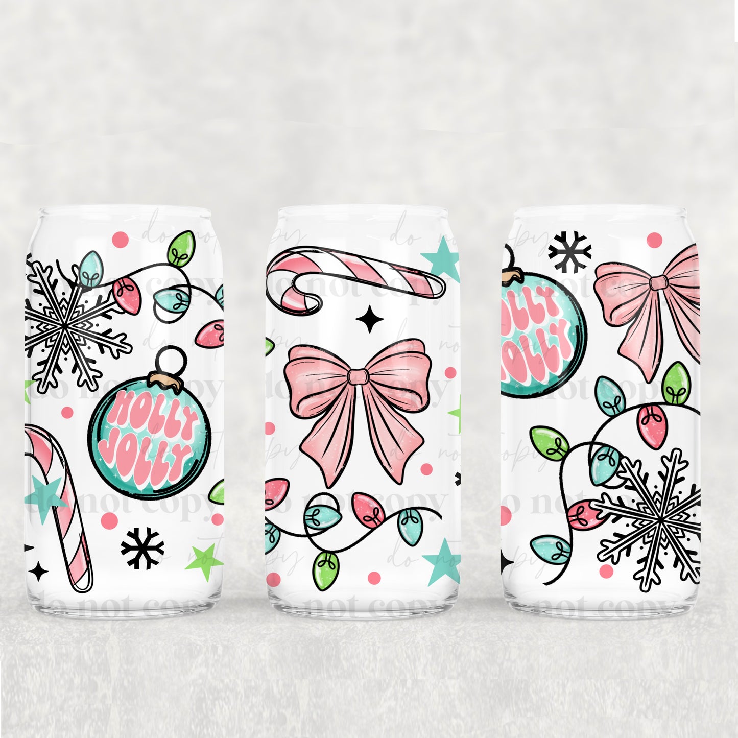 Holly Jolly 16oz Tumbler