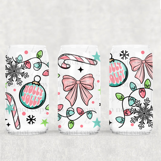 Holly Jolly 16oz Tumbler