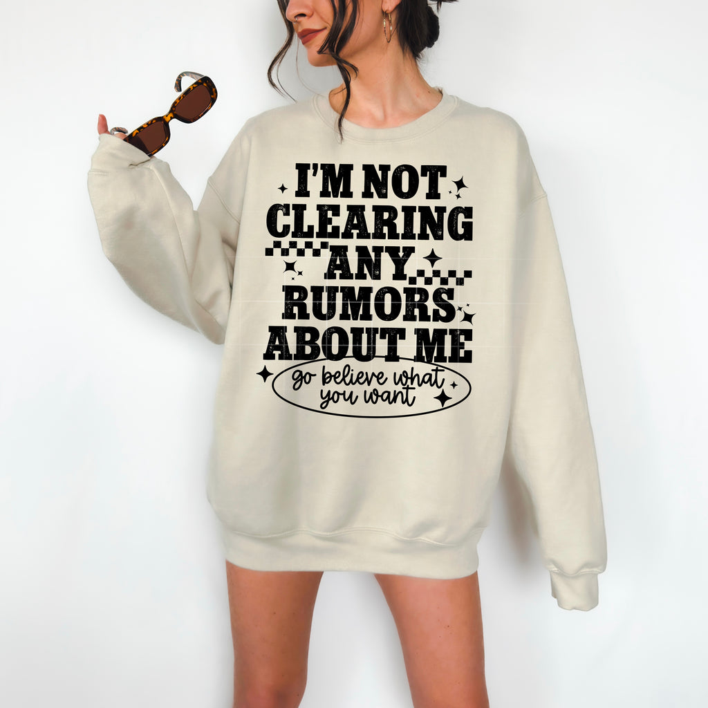 Not Clearing Any Rumors (Black)