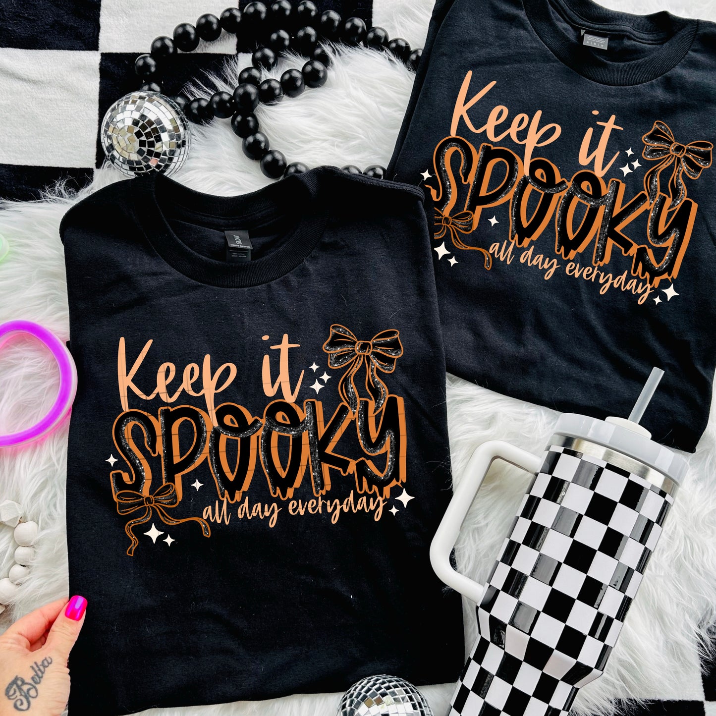 Keep It Spooky Orange Hoodie