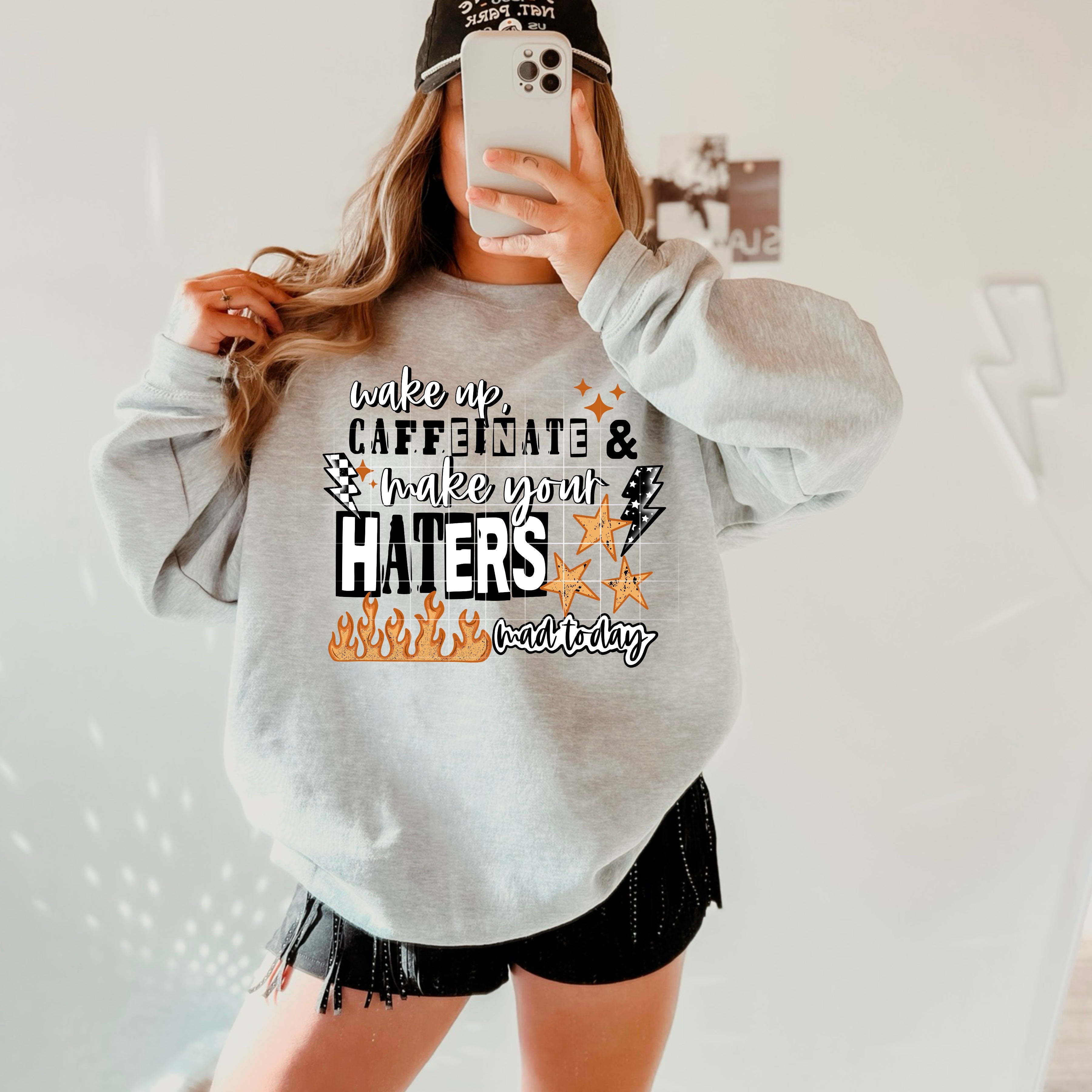 Make Your Haters Mad Short Sleeve T-Shirt (Black)