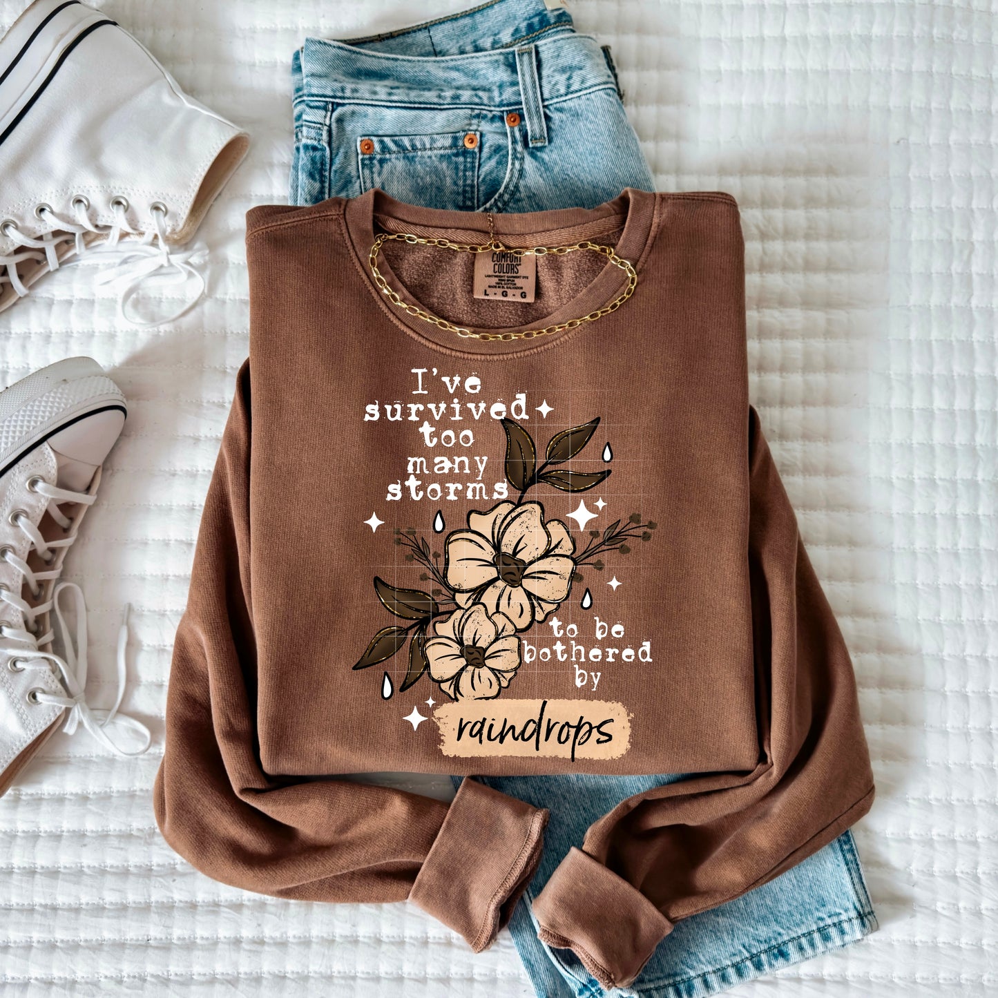 Survived Too Many Storms (White)