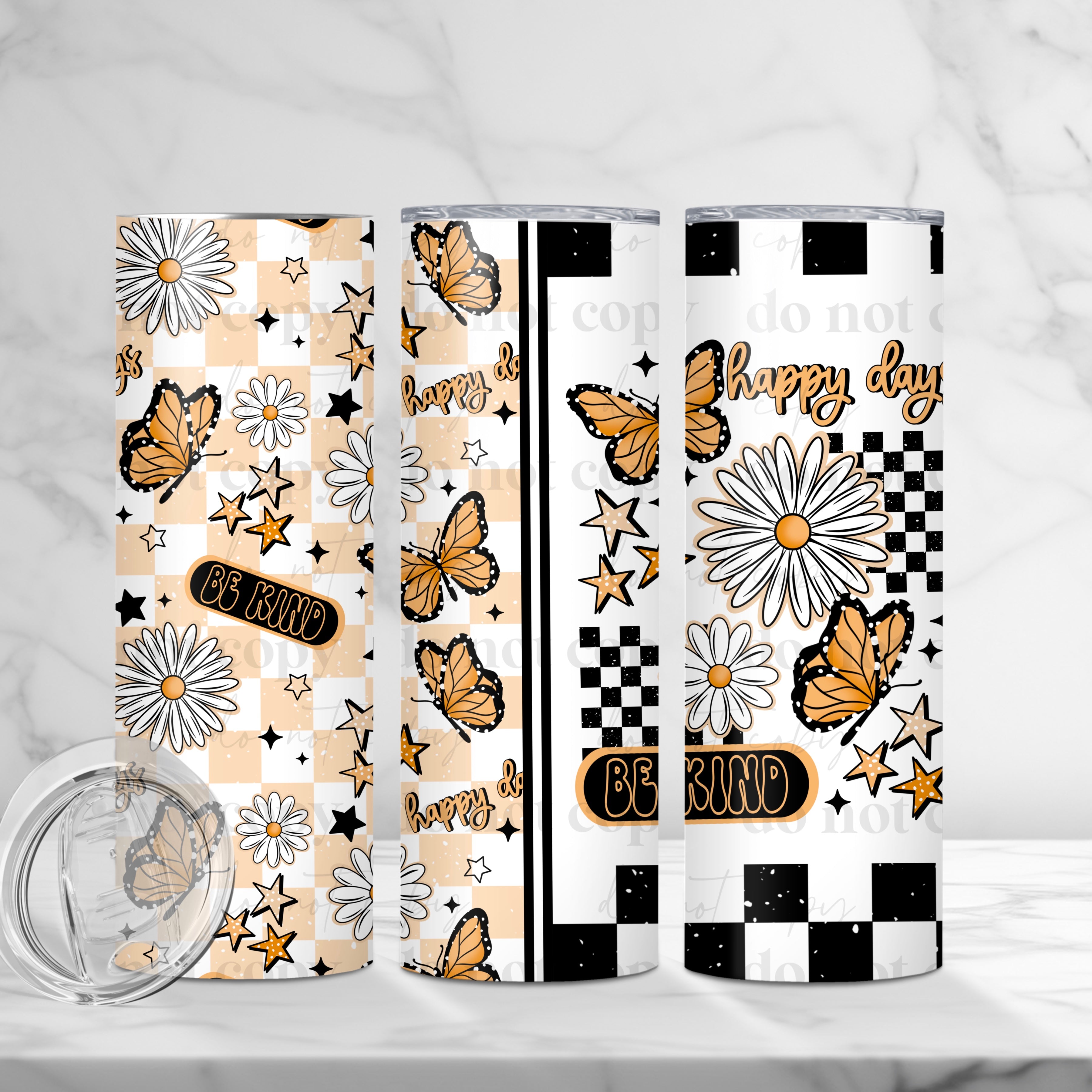 Happy Days Skinny Tumbler