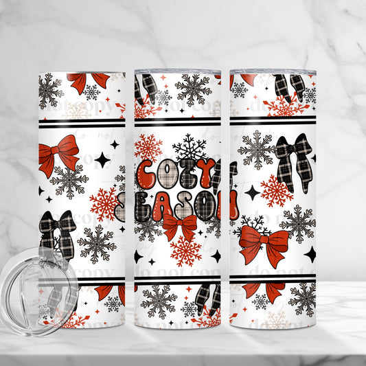 Cozy Season Skinny Tumbler