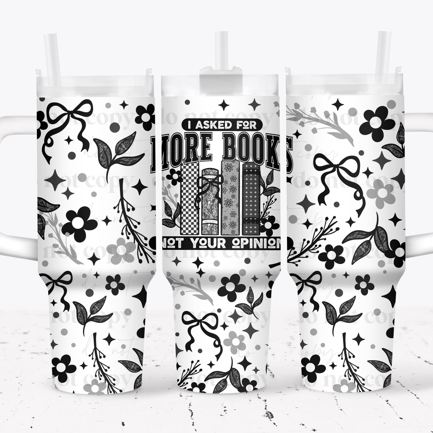 More Books 40 oz Tumbler