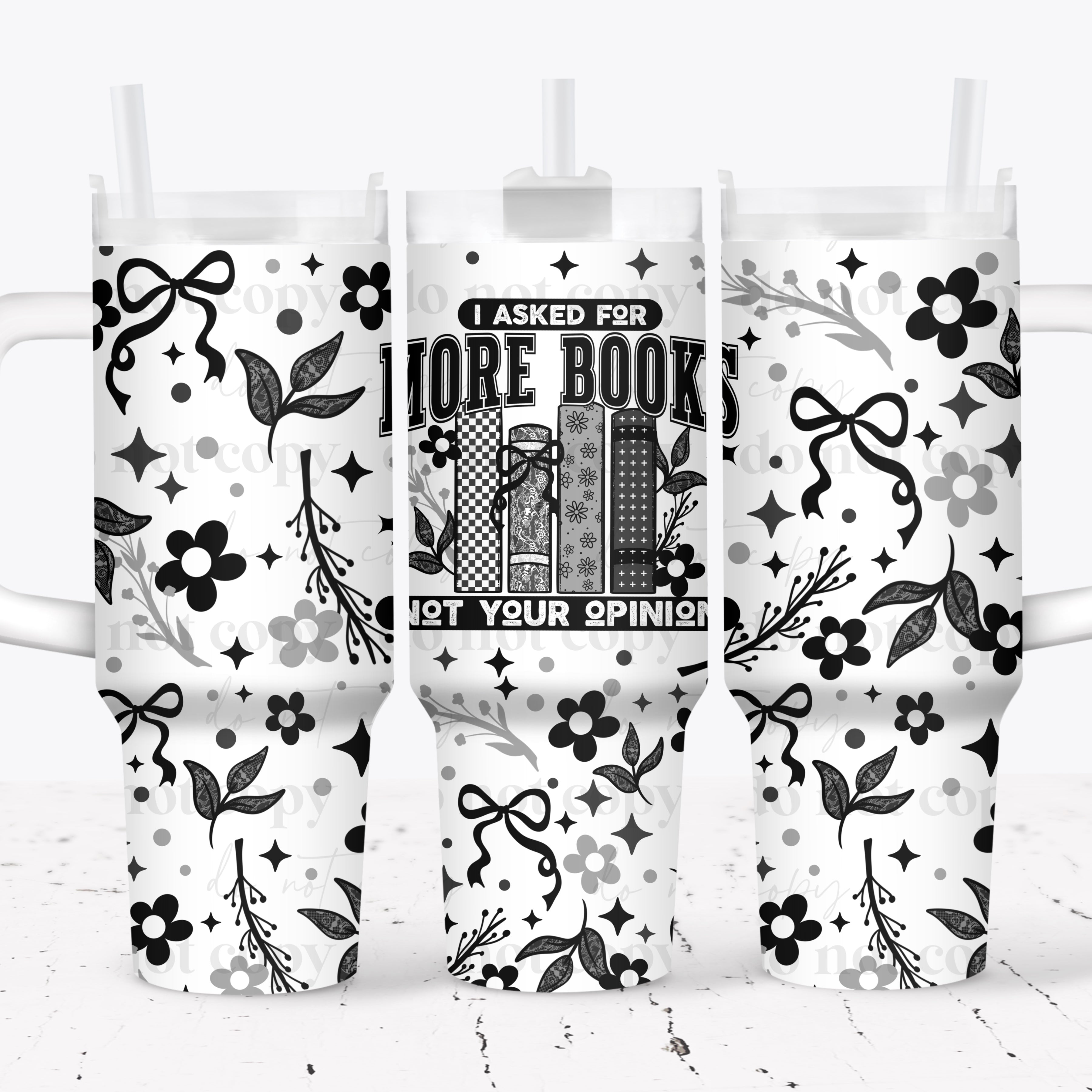 More Books 40 oz Tumbler