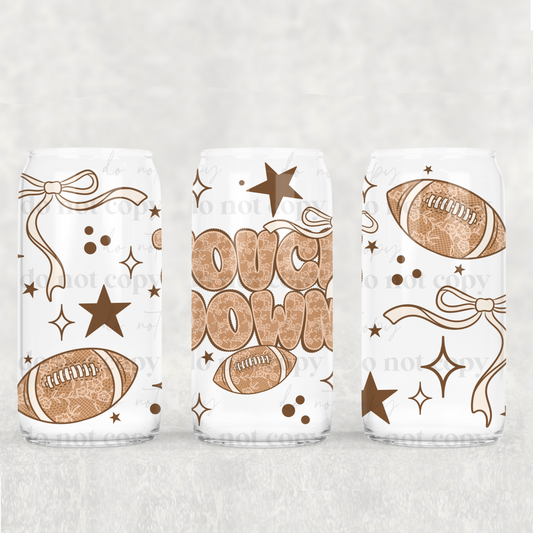 Touch Down Lace 16oz Tumbler