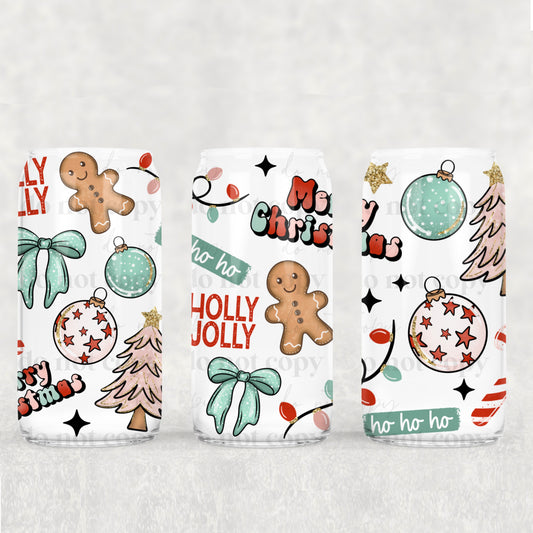 Merry Christmas Collage 16oz Tumbler