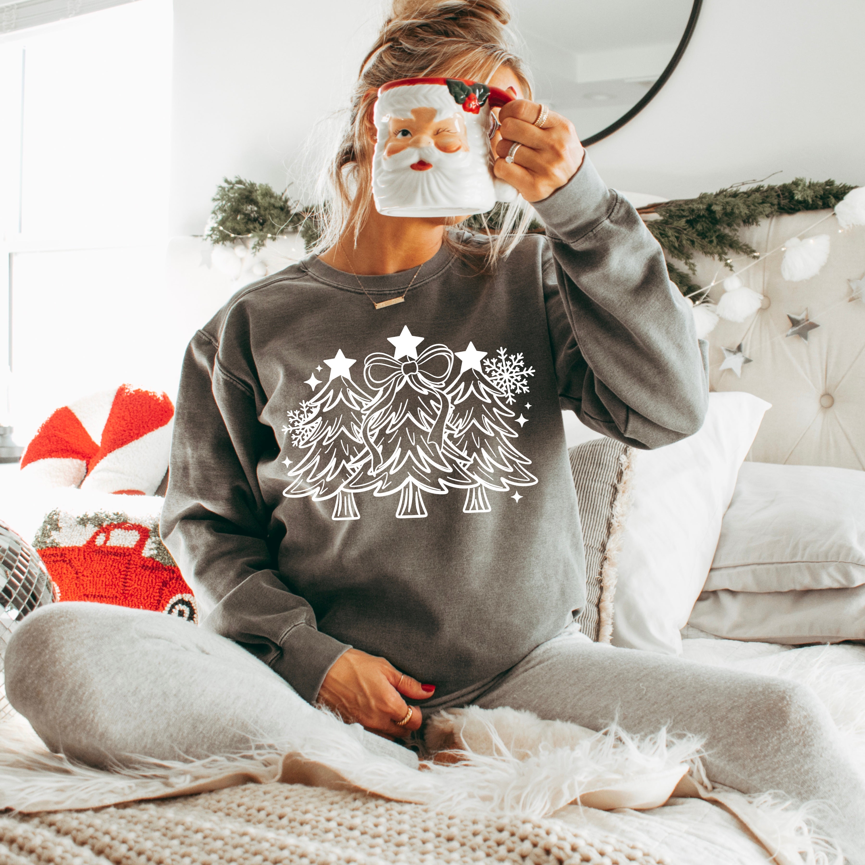 Christmas Trees (White)