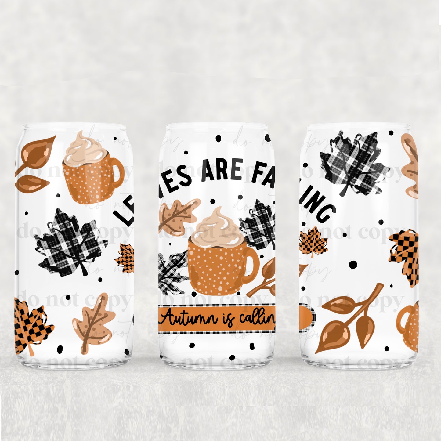 Leaves Are Falling 16oz Tumbler