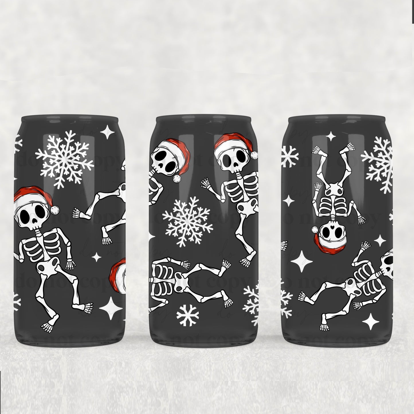 Christmas Skellies (UVDTF ONLY) 16oz Tumbler