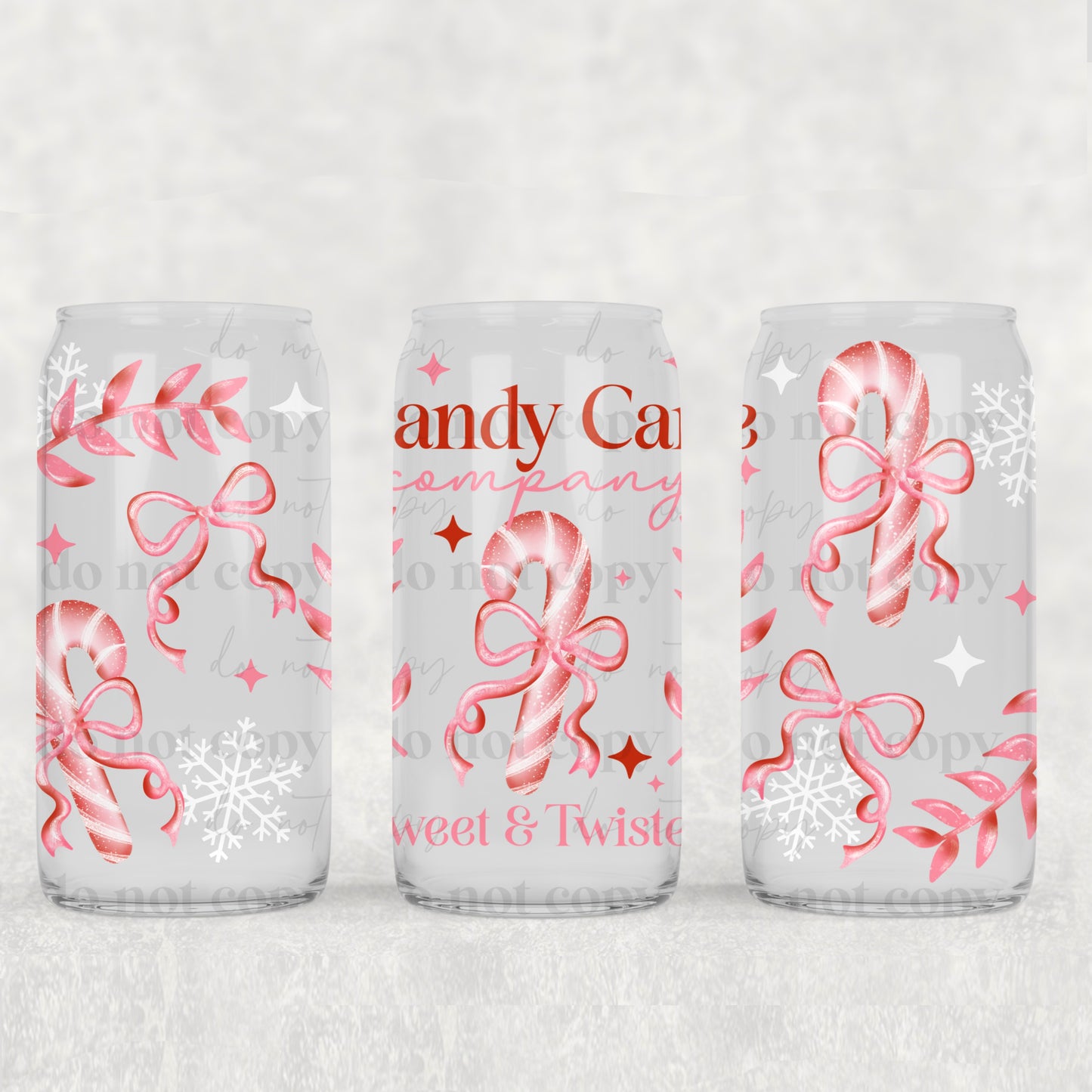 Candy Cane Co. (UVDTF ONLY) 16oz Tumbler