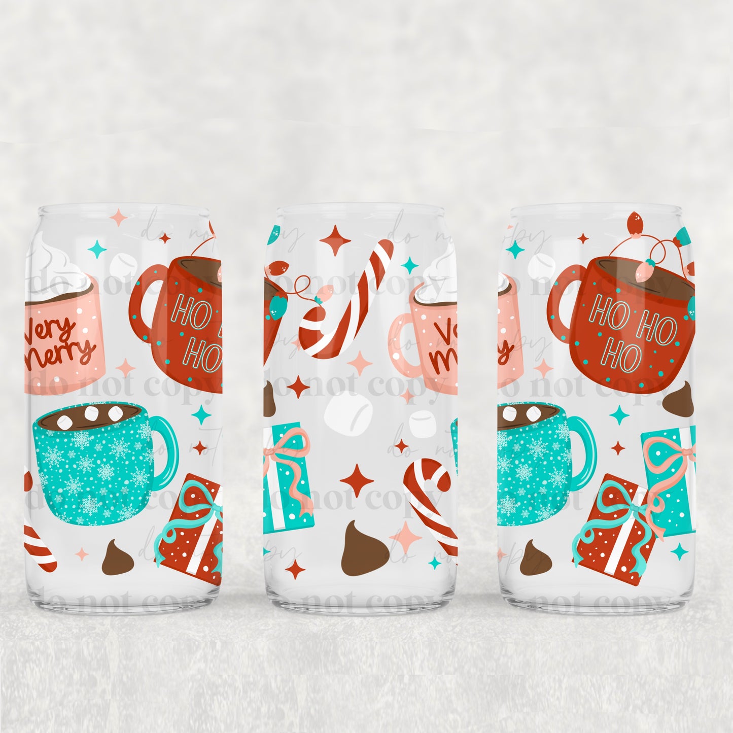 Christmas Mugs (UVDTF ONLY) 16oz Tumbler