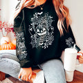 White Halloween Card Hoodie (White)